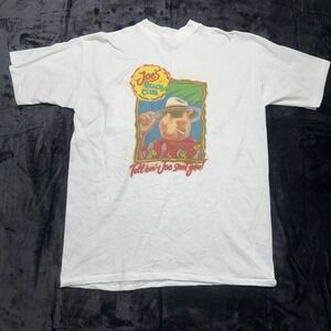 Vintage 1993 Joe Camel T Shirt XL Pocket Joes Beach Club Silkworm USA 90s